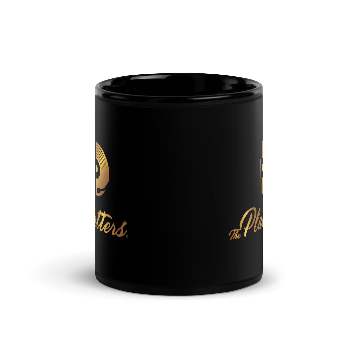 The Platters®️ Classic Black Glossy Mug
