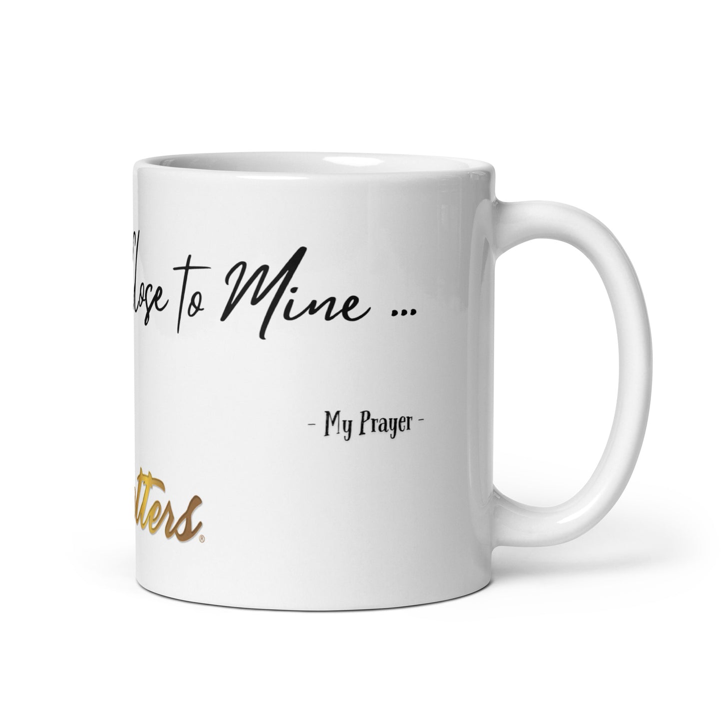 The Platters®️ "Your Lips Close To Mine" White Glossy Mug